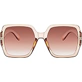 SEVOS Oversized Square Sunglasses For Women Fashion UV400 Protection Big Large UV Protection Men Sun Glasses