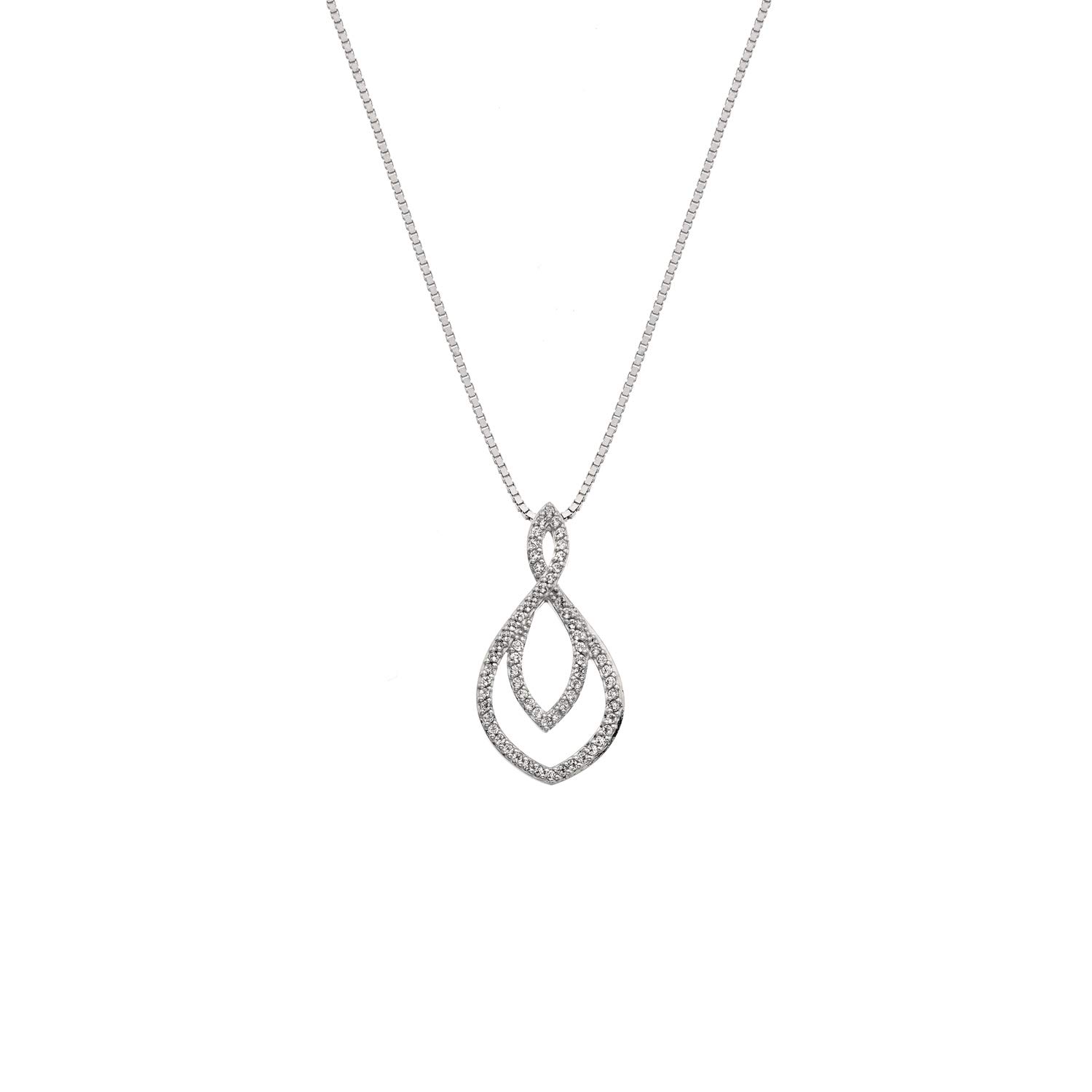 Hot Diamonds Harmony White Topaz Pendant