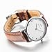 Daniel Wellington Women's 0920DW St Mawes Stainless Steel Watch with Brown Leather Band