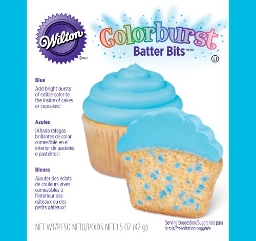 Wilton 710-1145 Colorburst Batter Bits, Blue