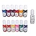 18 Colors Epoxy Resin Color Dye Colorant Liquid Epoxy Resin Pigment,10ml Each,Translucent