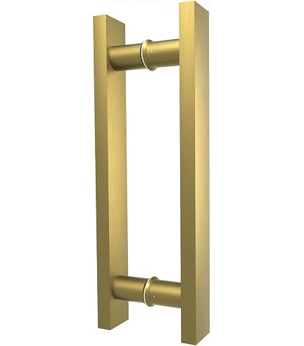 Alise Shower Glass Door Handle,Sliding Shower Doors Knob Pull Hardware Replacement Parts for Bathroom Glass Doors,Solid SUS304 Stainless Steel Brushed Gold,XLS400DB-G Alise Shower Glass Door Handle,Sliding Shower Doors Knob Pull Hardware Replacement Parts for Bathroom Glass Doors,Solid SUS304 Stainless Steel Brushed Gold,XLS400DB-G
