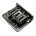 Adjustable 3 String Guitar Tailpiece Bridge Guitar Parts Black
