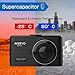 Car Camera-Dash Cam Front and Rear, AKEEYO 1080P 140° Dash Camera with Sony IMX323 Night Vision G-Sensor Dual Video Car Camera with 3