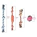 COLEMETER Dog Chew Toys Puppy Ropes Dog Balls Durable & Safety Cleaning Toys for Small to Medium Dogs (Gift Set of 4)