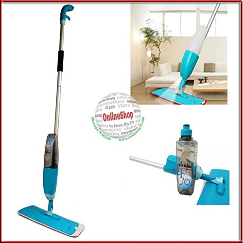 Easy to use Microfiber Aluminium Floor Cleaning Healthy Spray Mop with Removable Washable Cleaning Pad and Integrated Water Spray