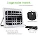 【Upgrade】Solar Flood Light Outdoor 60 LED Security Lights IP66 Waterproof 300 Lumens Floodlights 6000K Auto-Induction Solar Power Bright Light for Lawn Backyard Garden (Daylight White)