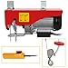 F2C 440LBS Overhead Lift Electric Hoist Crane Industrial Commercial Chain Winch Wire Cable Hoist Garage Auto Shop W/Remote Control