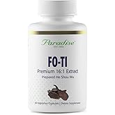 Paradise Herbs Fo-Ti He Shou Wu Root Extract, Premium 16:1 Extract for Hair & Skin Health, Gluten Free, 60 Vegetarian Capsules
