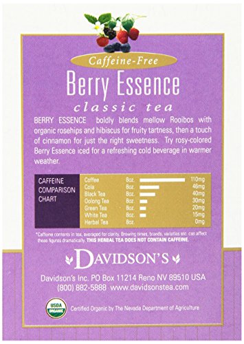 Davidson's Tea Berry Essence, 8-Count Tea Bags (Pack of 12)