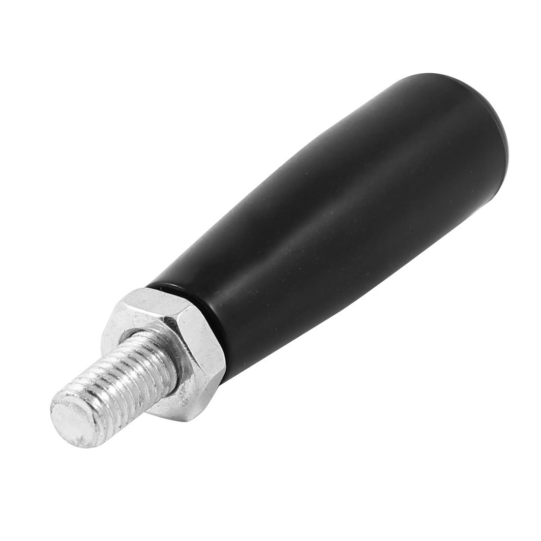 Sourcingmap Milling Machine Screw On 8mm Male Thread Plastic Revolving Handle - Black