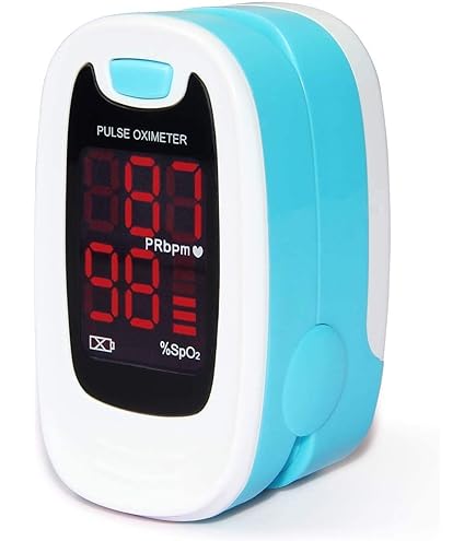 thumbnail interactive-video image 1 of Fingertip Pulse Oximeter - Blood Oxygen & Heart Rate Monitor For Sports & Aviation 1 of 5