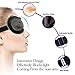 Sleep Mask 2 Pack,Eye Mask for Men Women 3D Contoured Blinder & Blindfold Comfortable & Super Soft Sleeping Masks with Adjustable Buckle,Suitable for Travel/Nap/Night's Sleeping(Black/Blue)