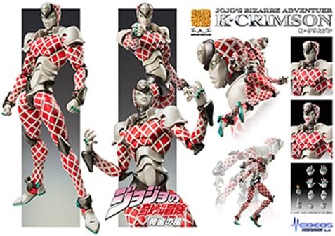 Amazon Com Medicos Jojo S Bizarre Adventure Part 5 Golden Wind K Crimson Super Action Statue Toys Games