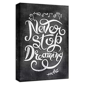 Canvas Wall Art Inspirational Quotes for Office Painting Artwork for Home Prints Framed - 12x18 inches