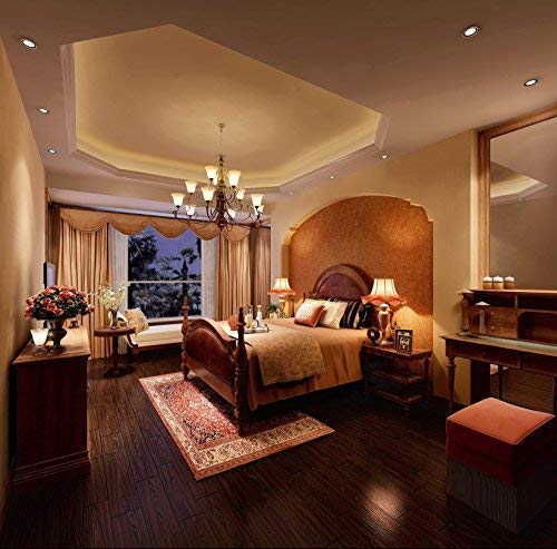 GU10 LED Bulbs Soft White 2700K, 6.5W 550LM 65W Equivalent, 120V, 40° Beam Angle LED Spotlight Recessed Lighting GU10 Track Lighting by Boxlood (6 Pack, Dimmable)