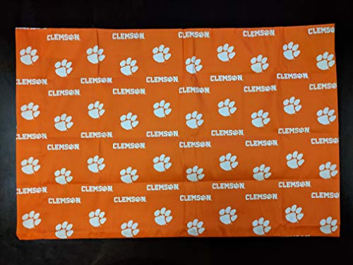 College Covers Clemson Tigers Pillowcase Pair - Solid (Includes 2 Standard Pillowcases)