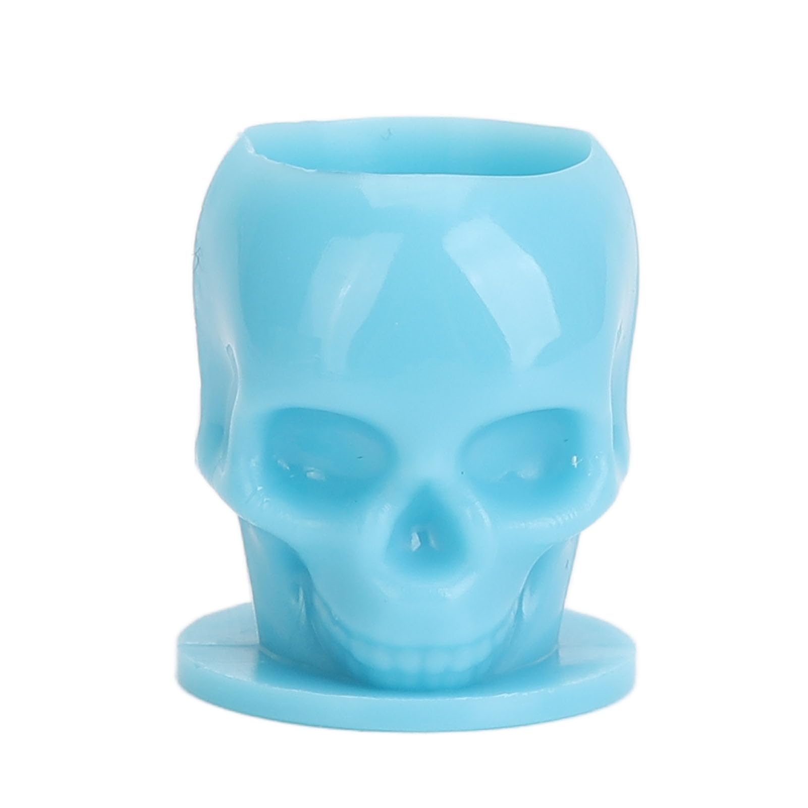 200 pcs Tattoo Ink Caps, Disposable Tattoo Ink Cups, Skull Shaped Stable Base, Permanent Makeup Pigment Clear Holder Container Cap, Tattoo Accessory, Tattoo Ink, Tattoo Supplies, Tattoo Kits