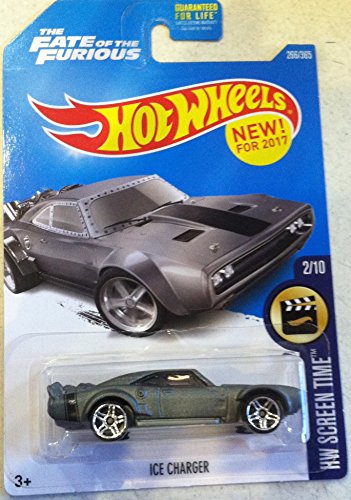 Hot Wheels 2017 HW Screen Time The Fate of the Furious Ice Charger 266/365, Gray