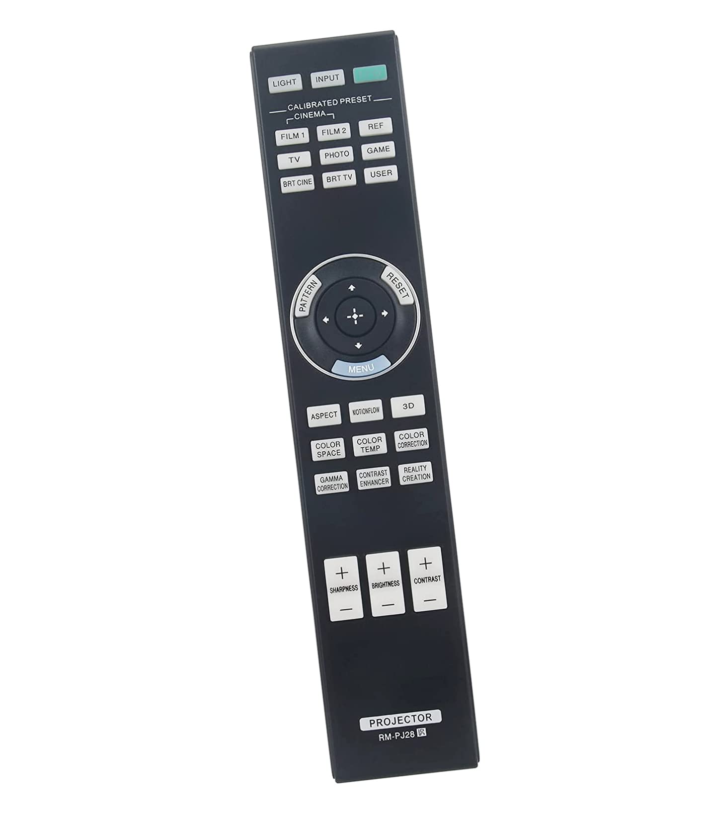 AULCMEET RM-PJ28 RM-PJ25 Replacement Remote Control Compatible with Sony Video Projector 4K Home Cinema PJVW70 RM-PJ20 PJVW85 VPL-HW40ES VPL-HW65ES VPL-VW365ES VPL-HW45ES VPL-VW350ES