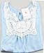 PinupArt Women's Baby Blue Lace Tank Tops