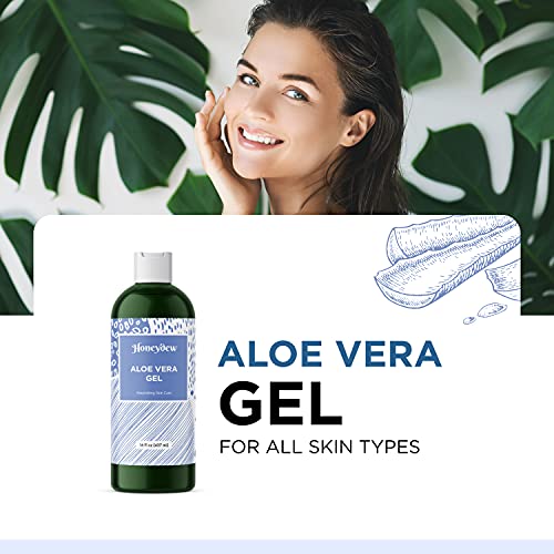 Hydrating Aloe Vera Gel Unscented Aloe Vera Gel for Face Moisturizer