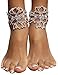 Bellady Women's Lady's 2 Piece Barefoot Sandals Toe Ring Anklets Wedding Beach Jewelry