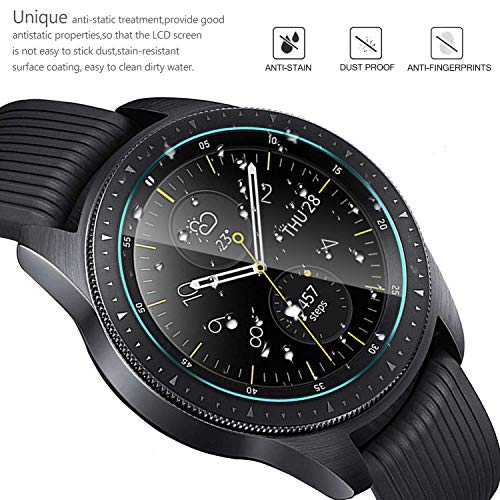 IVSO Samsung Galaxy Watch 2018 Screen Protector, [Scratch-Resistant] [No-Bubble ] 9H Hardness HD Clear Tempered Glass Screen Protector Samsung Galaxy Watch 2018 42mm SM-R810 Smartwatch(4pcs) - Thumbnail 3