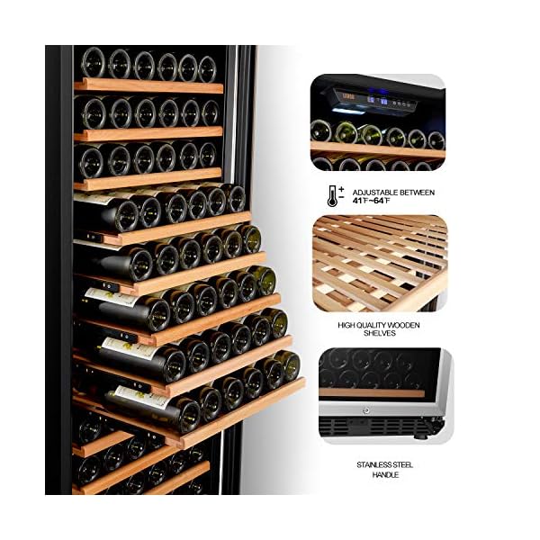 Lanbo-Built-in-Compressor-Wine-Chiller-Single-Zone-Wine-Cellar-Fridge-149-Bottle