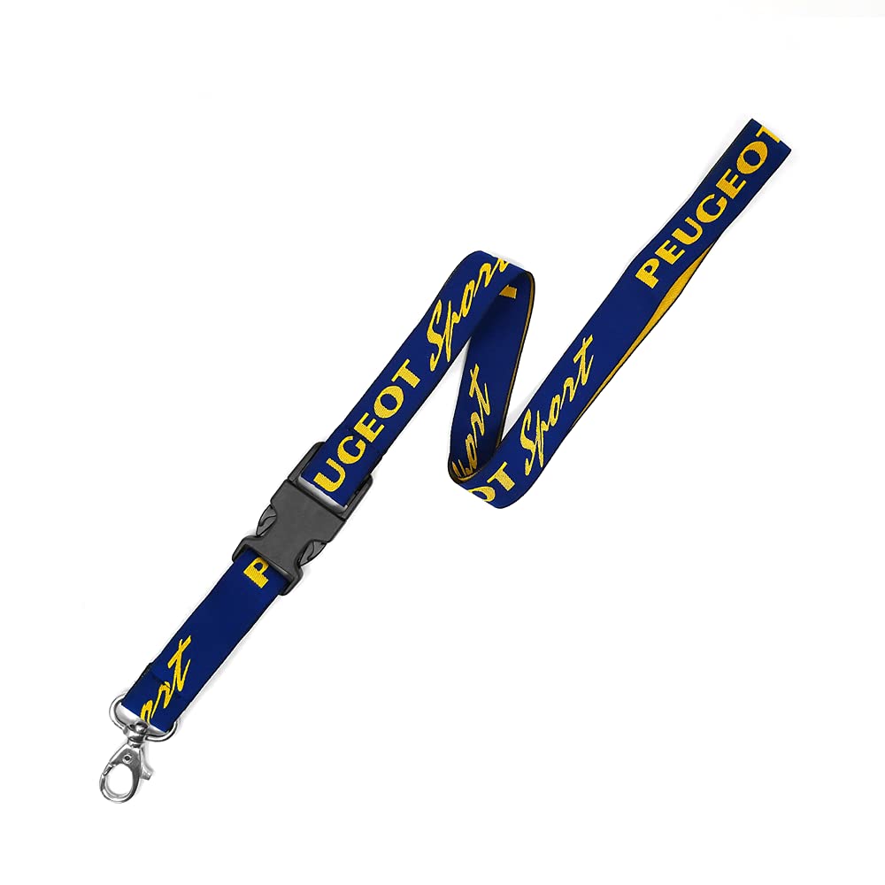 AMS Keychains Neck Strap Badge Holder Peugeot Sport