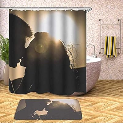 Pretty Cool Shower Curtain Safari Set Waterproof Bathroom Decor
