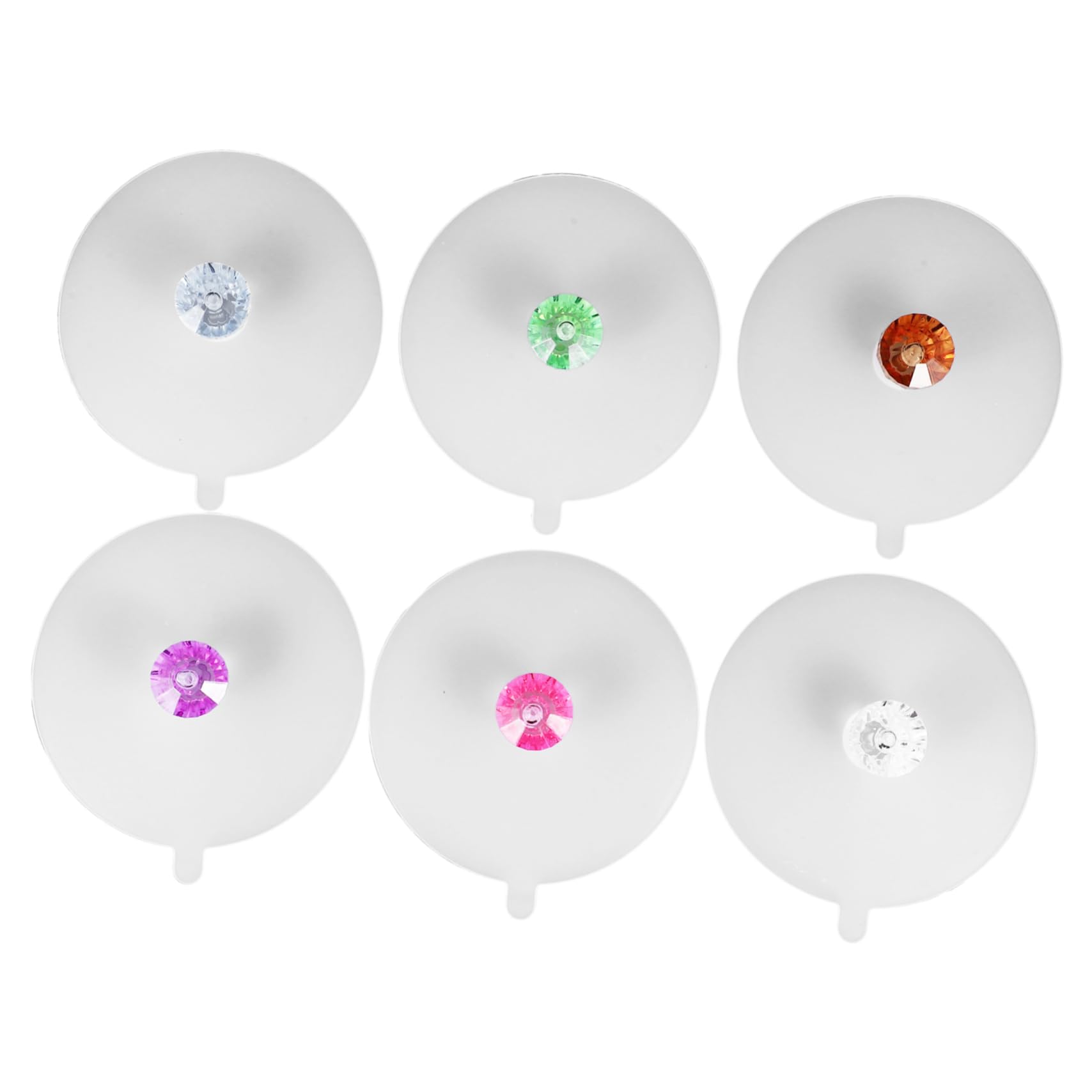 6 Pcs Hot Cup Lids Spill Stopper Lid Cover Microwave Drinking Clear Mug Reusable Diamond Mug Covers Drink Cup Lids Silicon Drinks Cup Coffee Silicone