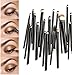 AMarkUp 20 Pcs Pro Makeup Brushes Set Powder Foundation Eyeshadow Eyeliner Cosmetic Brush (Black)