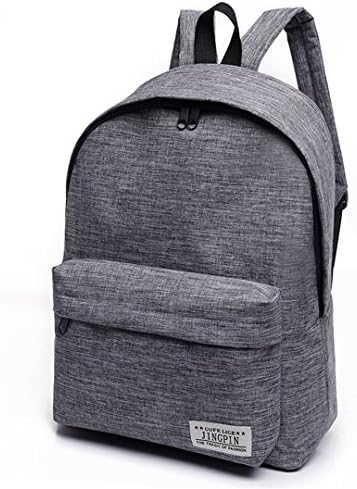 Hot Solid Color Backpack For Woman School Bag College Wind Small Fresh Fashion Men Backpack Gray