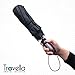 Travella Compact Umbrella Windproof Canopy Super Strong Premium Waterproof Fabric Auto Open and Close
