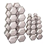 Body Solid Grey Hex Dumbbell Set