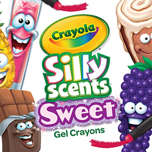 Crayola Silly Scents Gel Crayons, Scented Crayons, 14 Count, Gift for
