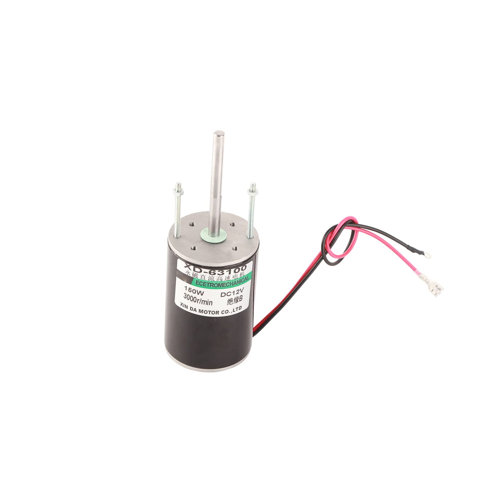 High Speed Brush DC Motor Large Power Electric Motor CW/CCW for DIY Generator(12V 3000RPM)