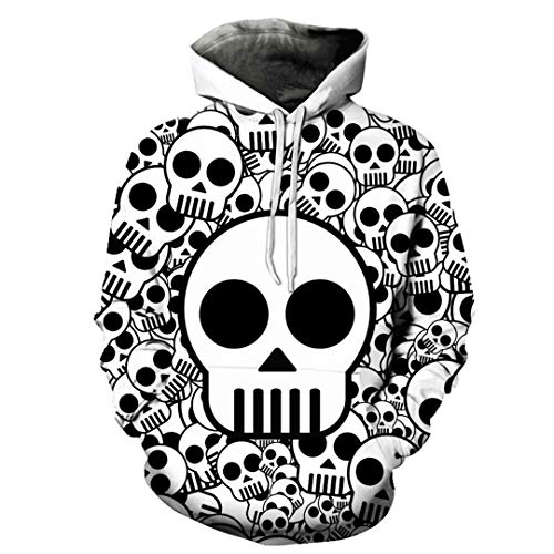 Khggfgv Cute Skull Printed 3d Hoodies Me Buy Online In El Salvador At Desertcart