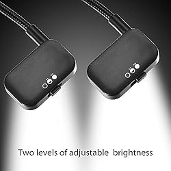 LOAMO Book Light Clip-On LED Reading Light Flexible