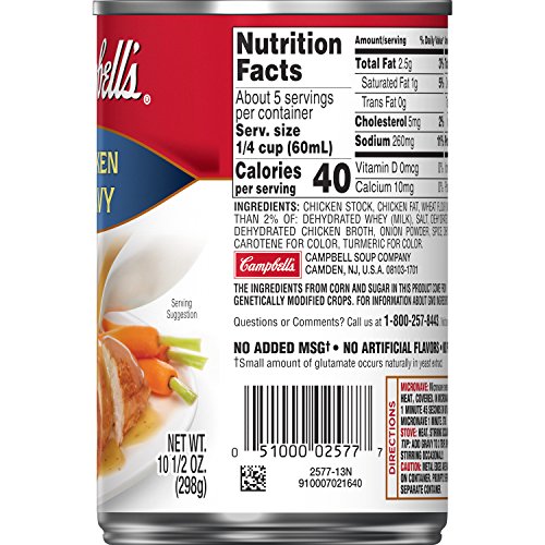 Campbell's Gravy, Chicken, 10.5 Ounce (Pack of 12)
