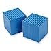 hand2mind Blue Interlocking Base Ten Blocks, Math Manipulative Starter Kit (Set of 161)