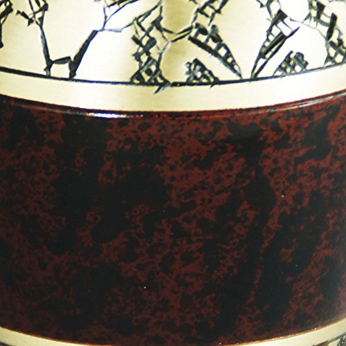 Keepsake Urns for Human Ashes Small Boxes, Mini Funeral Cremation Urns Adult - Fits a Small Amount of Cremated Remains - Burial at Home or Office Decor ( Tranquility Brown, Hand Engraved Brass