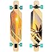 Playshion 39 Inch Drop Through Freestyle Longboard Skateboard Cruiser