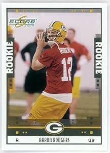 Amazon.com: Aaron Rodgers 2005 Score Rookie Card Green Bay ...