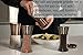 Salt and Pepper Shaker Set – Elegant Brushed Stainless Steel Grinder Set Of 2 – Adjustable Coarseness – High Capacity