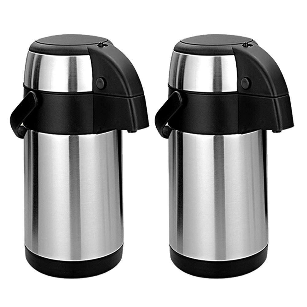 3L / 3000ml Stainless Steel Airpot Air Pot Flask Hot Cold Tea Coffee