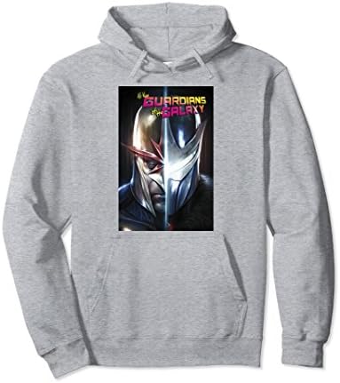 Unisex Marvel All New Guardians Of The Galaxy Comic Cover Hoodie XL: Heather Grey