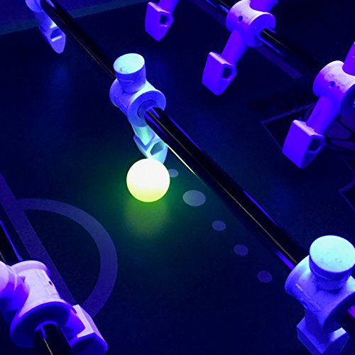 Warrior Table Soccer Black Light Pro Game Foosballs (Set of 8)
