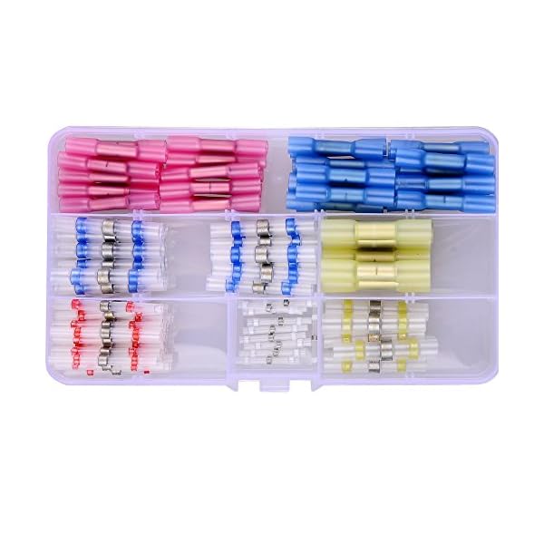 110pcs-Solder-Seal-Heat-Shrink-Nylon-Insulated-Butt-Terminal-Electrical-Wire-Connector-Kit-Waterproof-Set-with-Case